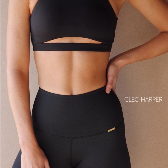 Cleo Harper Coco Bralet Black Sports Bra XS - Picture 8 of 12